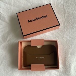 Acne Studios leather card holder